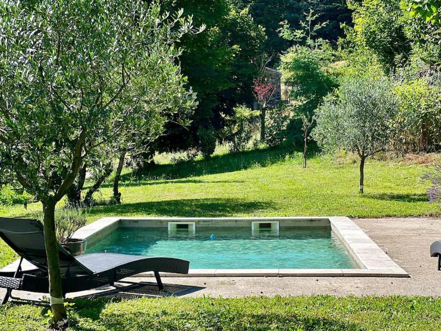 瓦勒罗盖Charmant Logement Avec Piscine.公寓 外观 照片